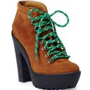 Polo  Ralph Lauren Helene Oiled Suede Platform Hiking Boots EU 38 / US 8 Photo 0