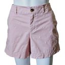 Old Navy  Pink Pastel Daisy Embroidered Everyday Flat Front Shorts Size 10 Photo 1