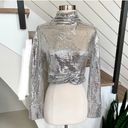 ZARA  Sparkly Draped Crop Top 4786/316 Photo 4