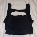 Lululemon Black Cutout Top Photo 2