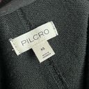 Pilcro  • Metallic Twofer Tunic Blouse Black Silver Photo 9