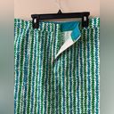 Petal BODEN Rich Emerald  Arrow Striped Pocket Cotton Skirt Size 10 Photo 9