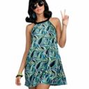 Peace Mod Print Halloween Party Costume Green Size L Photo 1