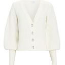 Intermix  Ella Jewel Cardigan Wool Ivory 
Sweater Size Small Photo 1