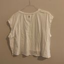 Free People Movement FP Movement white loungewear loose fitting shirt ' Photo 3