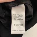 Maurice's  Solid Black Dress Pants Office Career Wear Size 4 Short Photo 5