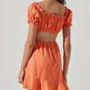 ASTR NWT  the Label  Verana Dress In Color:Dark Tangerine Photo 2