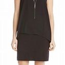 Karen Kane  black sheath dress w/overlay. NWOT Photo 7