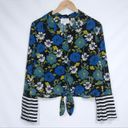 Lost + Wander Pisces Floral Front Tie Blouse Small Photo 1