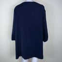 Bloomchic  Navy chiffon Tunic With Front Pleating Photo 4