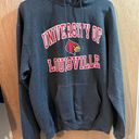 Champion University Of Louisville Hoodie Sweatshirt Size Medium Photo 0