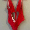SheIn Sexy Red One Piece Swimsuit Photo 0