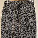 Celebrity Pink  Curvy Joggers - Grey & Black Cheetah Print - Size Small Photo 3