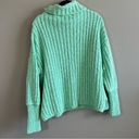 We The Free Free People  Green Turtleneck Sweater XS Photo 9