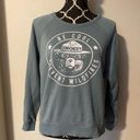 Grayson Threads EUC  Blue and White Smokey Bear Graphic Sweater size XS Photo 0