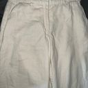 Abercrombie & Fitch Abercrombie Linen-Blend Tailored Wide Leg Pant in Light Beige Photo 8