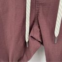 Vuori  Women’s Ripstop DuraTerra Chestnut Brown Drawstring Pants Small Photo 5