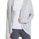 Athleta Open Cardigan Sweater Wrap Athleisure Yoga Heather Gray Photo 1