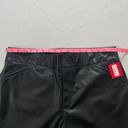 Spanx  Pants Womens 2X Black Leather Like Kick Flare Cropped Classic Edgy NWT Photo 4