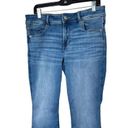 American Eagle  Kick Boot Jeans Womens Size 12 Short Medium Wash Denim Stretch Photo 2