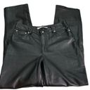 Tommy Hilfiger Vintage  Leather Straight Leg Pants Size 6 Photo 2