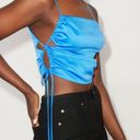 Dynamite  square neck cutout cami in nebulas blue Photo 1