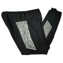 New Balance Cropped Leggings Two-Tone Pull On Stretch Black, Grey Womens S NWOT Photo 2