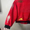 Vintage Gerard by PeGe Blanket Rug Southwestern Jacket in Red Small Photo 4