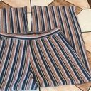 ZARA  trafaluc stretch pants wide legs casual striped Photo 1