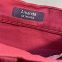 Gloria Vanderbilt  Amanda Slimming Effect Pink Denim Bermuda Shorts Photo 4