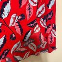 EXPRESS  Womens Skirt Size XL Red Tropical Rayon Maxi Midi Resort Beach Vaca NEW Photo 2