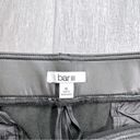 Bar III Black Leather Ankle Pants XL Photo 3