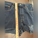 Levi’s  501 Cutoff Jean Shorts Dark Wash Women’s Size 33 Photo 3