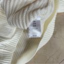 Buttons White/Cream Knit Loose fitting Cardigan Sz Small Tortoise Shell  Photo 2