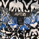 Apt. 9 Blue, Black & White Print Maxi Skirt Photo 3