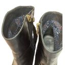 Tommy Hilfiger   stars on black suede genuine suede leather heel‎  boots size 9.5 Photo 5