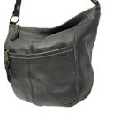 The Sak  Black Pebble Leather Shoulder Bag Soft Leather Hobo Boho Purse Photo 3