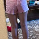 ZARA Pink Denim shorts Photo 5