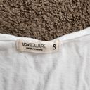 Love Culture White S/S Crop Top, Women's S Photo 2