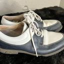 FootJoy  Europa women’s blue cream golf shoes 8.5 Photo 0