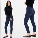 Everlane  Curvy Side-Zip Stretch Ankle Pant Slim Stretch Blue Size 2 Photo 1