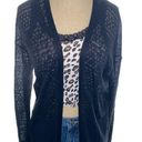 Uniqlo Long Open Weave Cardigan Sweater Photo 1