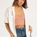 Full Tilt Womens Gauze Boyfriend Shirt Photo 0