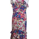 Majorelle  Womens Nolita Midi Floral Dress in Patchwork Multi Size XL New  NWT Photo 4