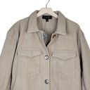 Laundry by Shelli Segal  Womens M Fringe Shaket in Silver Mink Tan NEW Photo 3