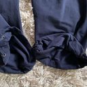 Athleta Y2K Early 2000s Navy Blue  Midtown Trouser Elastic Drawstring Waist Sweatpants Mid-Low Rise Photo 9