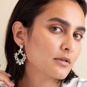 Piper Olivia Drops Silver Olive +  Earrings Photo 1