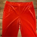 Lane Bryant  Red Velvet Wide Leg Pants Size 18 NWOT Pull On Elastic Waist Photo 1