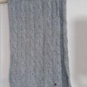 Tommy Hilfiger  Grey Cable Knit Scarf Photo 0