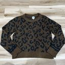 John + Jenn  Xavier Crewneck Animal Print Sweater Women’s Small Photo 1